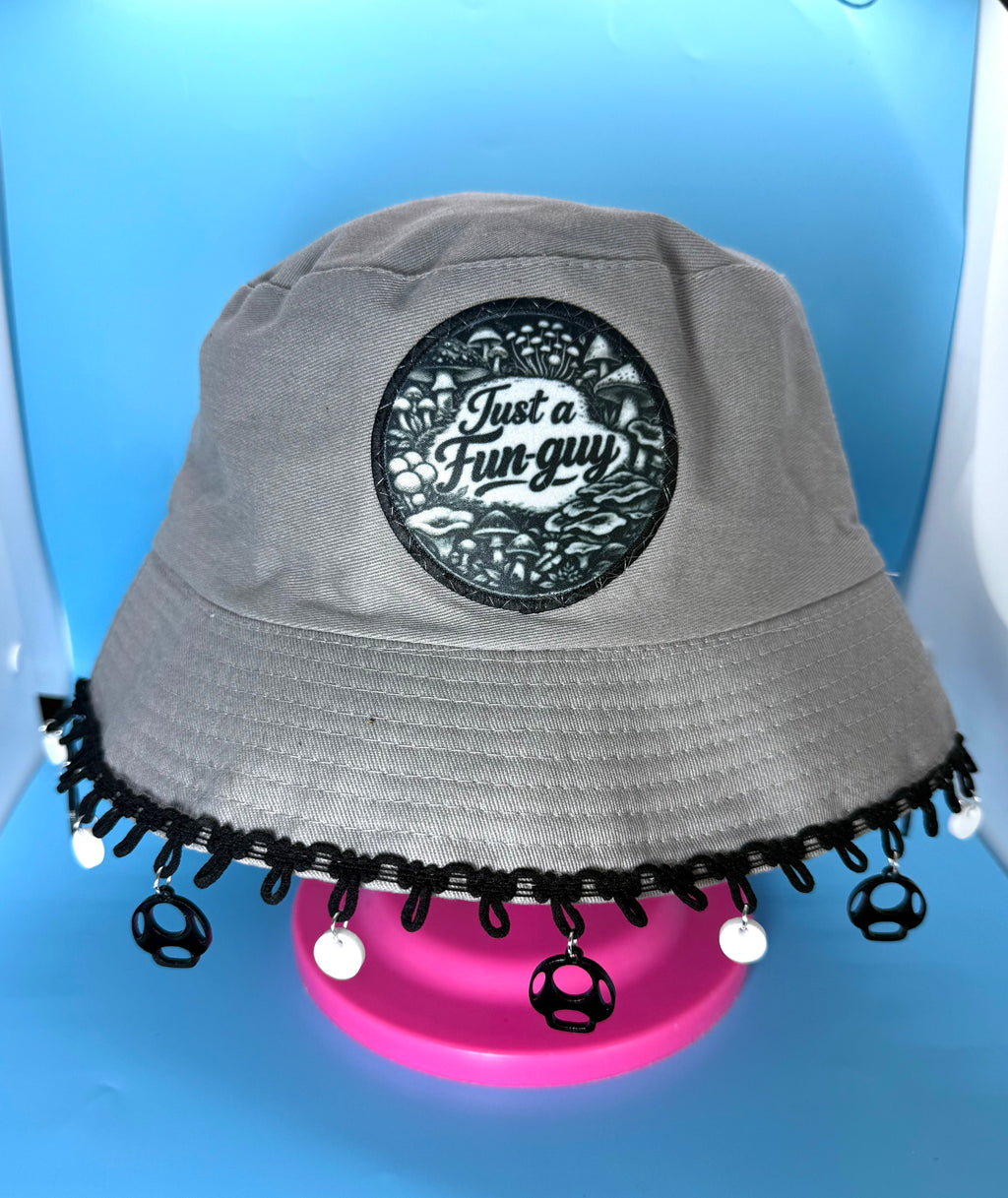 Just a Fun Guy (fungi) Bucket Hat - With or without charms