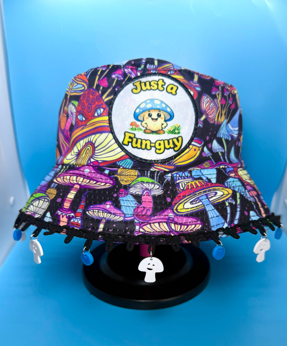 Just a Fun Guy (fungi) Colorful Bucket Hat
