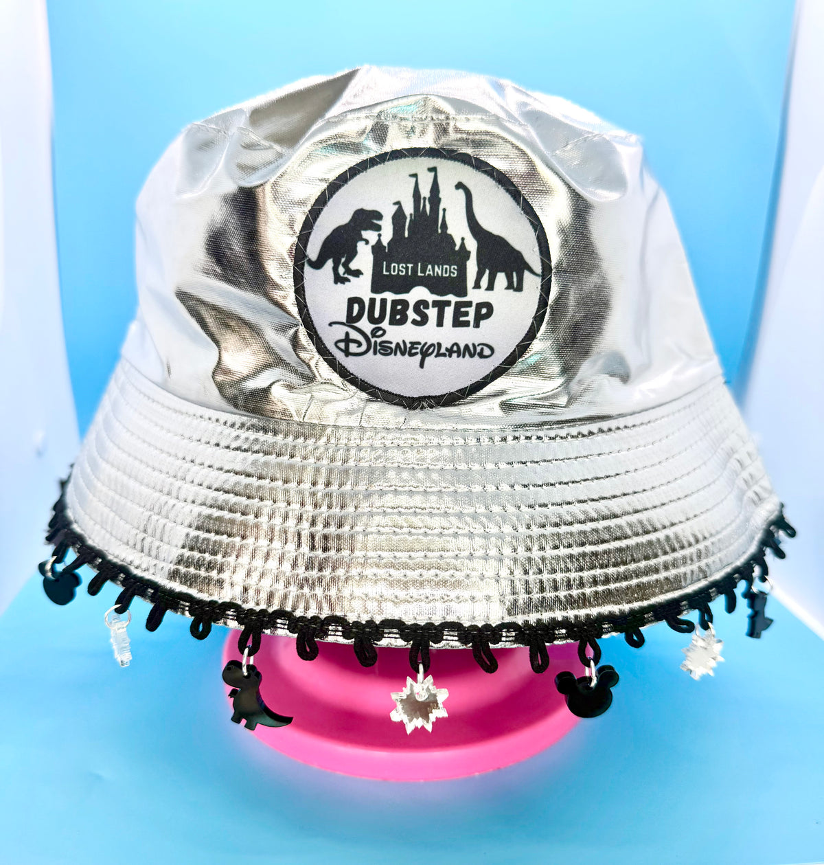 Dubstep Disneyland Silver Bucket Hat