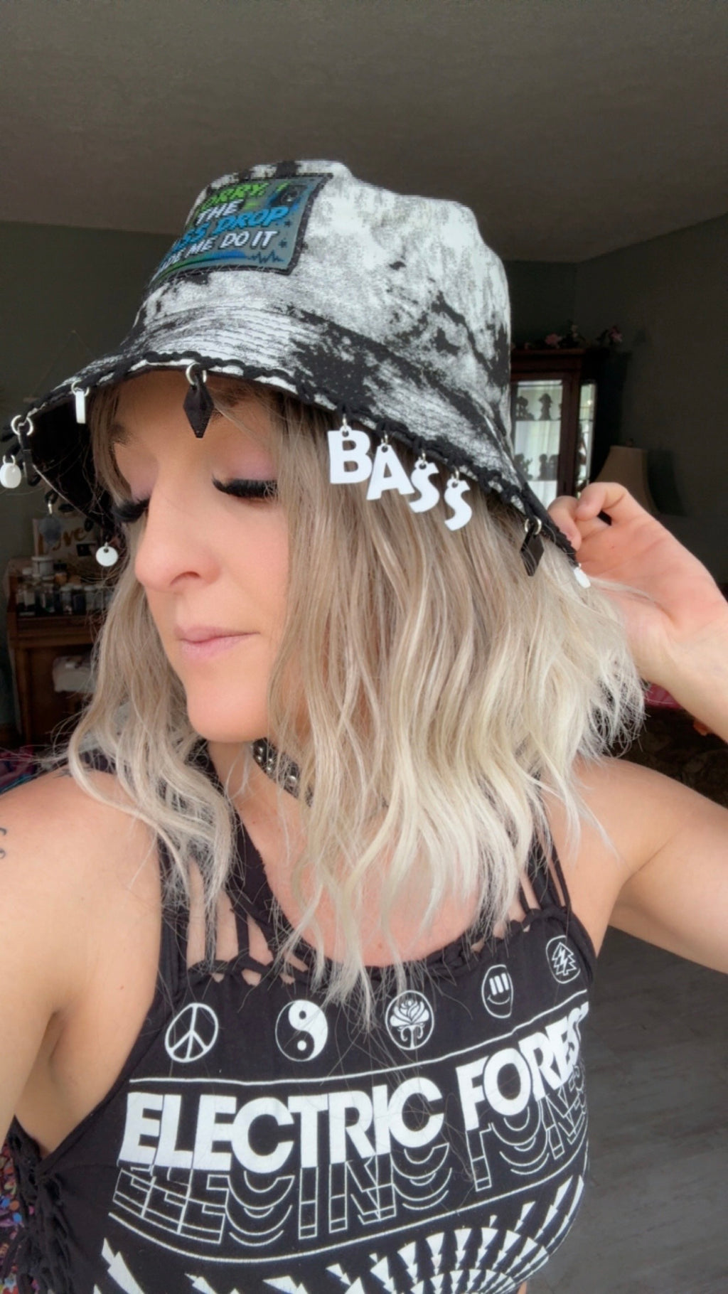 Sorry, The Bass Drop Made Me Do It Bucket Hat - With or without charms
