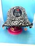 I Love Rave Booty Bucket Hat - With or without charms