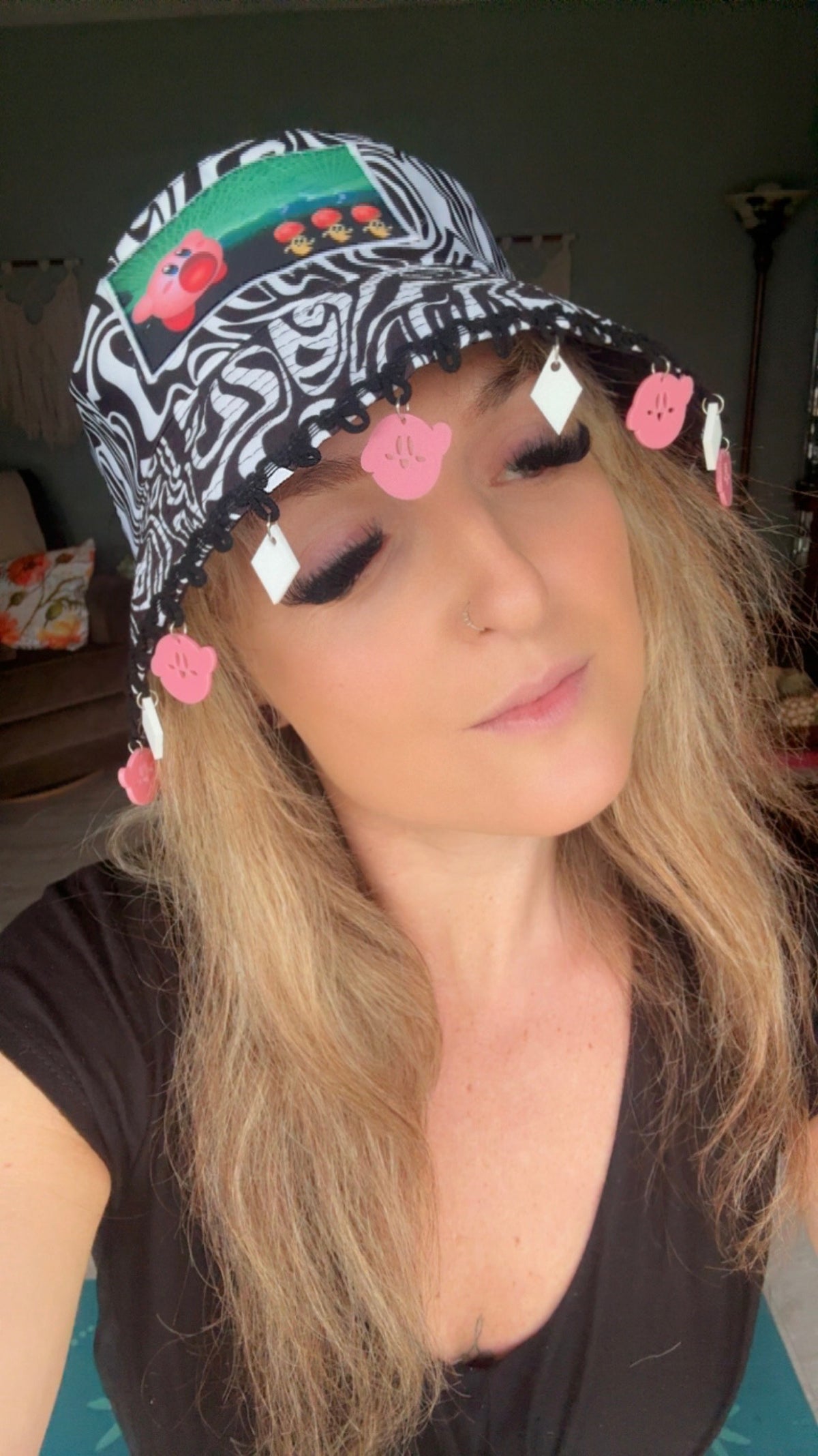 Kirby Inspired Bucket Hat