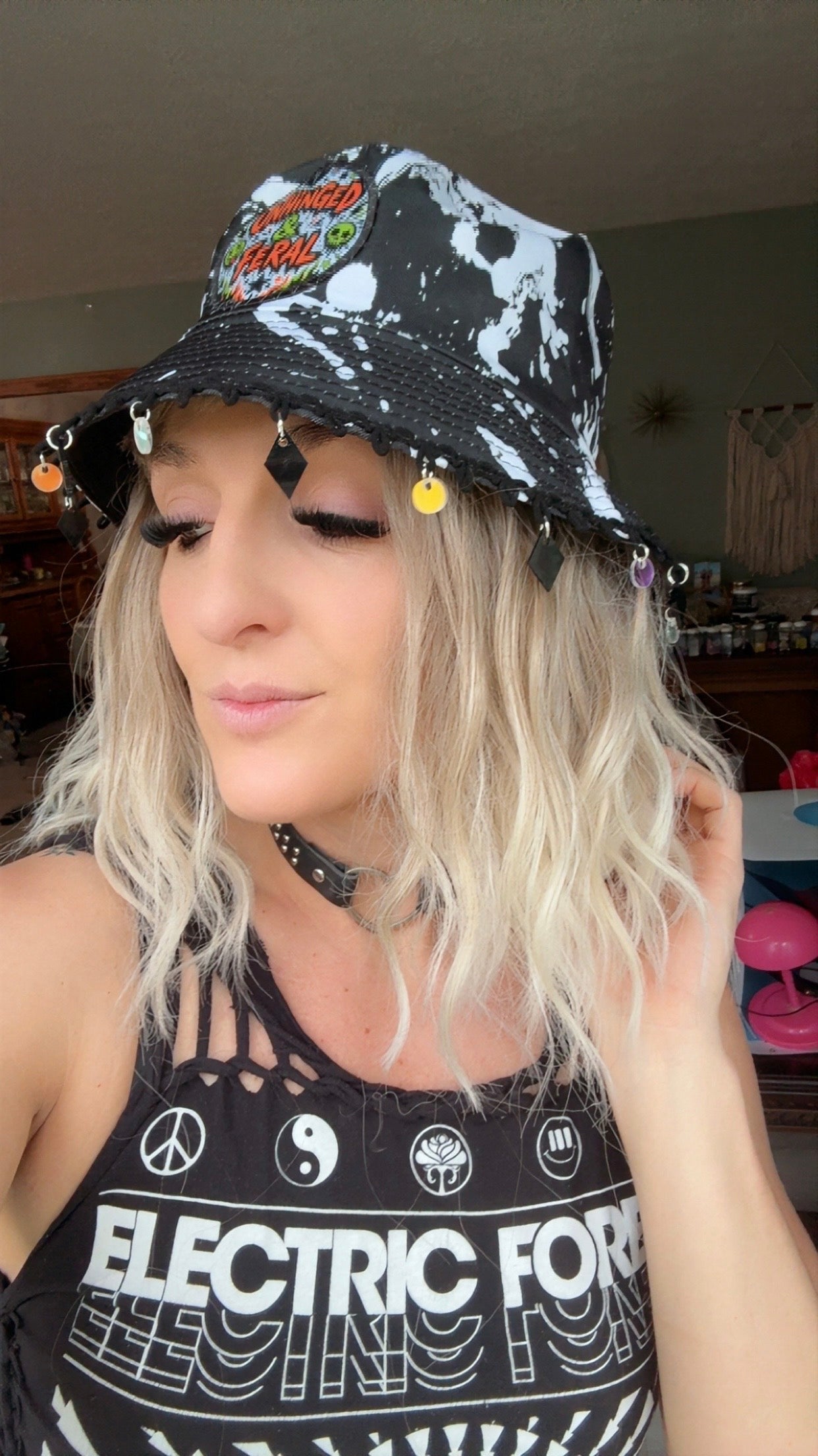 Unhinged and Feral Bucket Hat - With or without charms