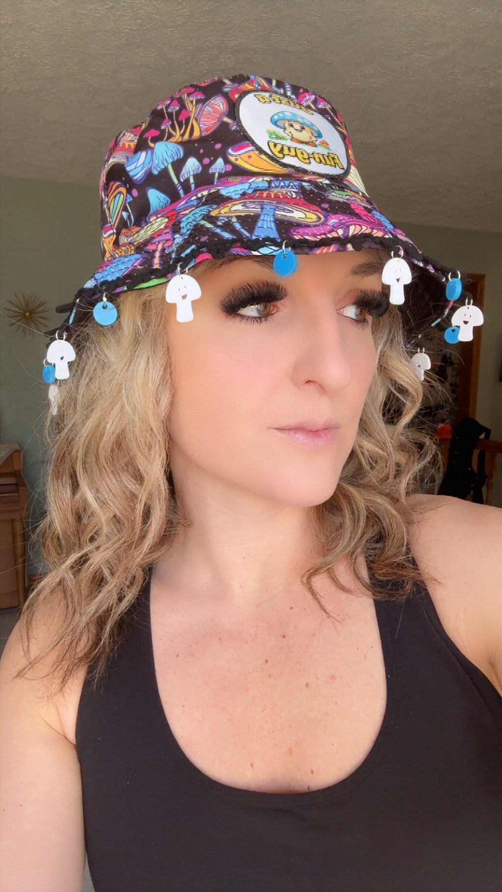 Just a Fun Guy (fungi) Colorful Bucket Hat
