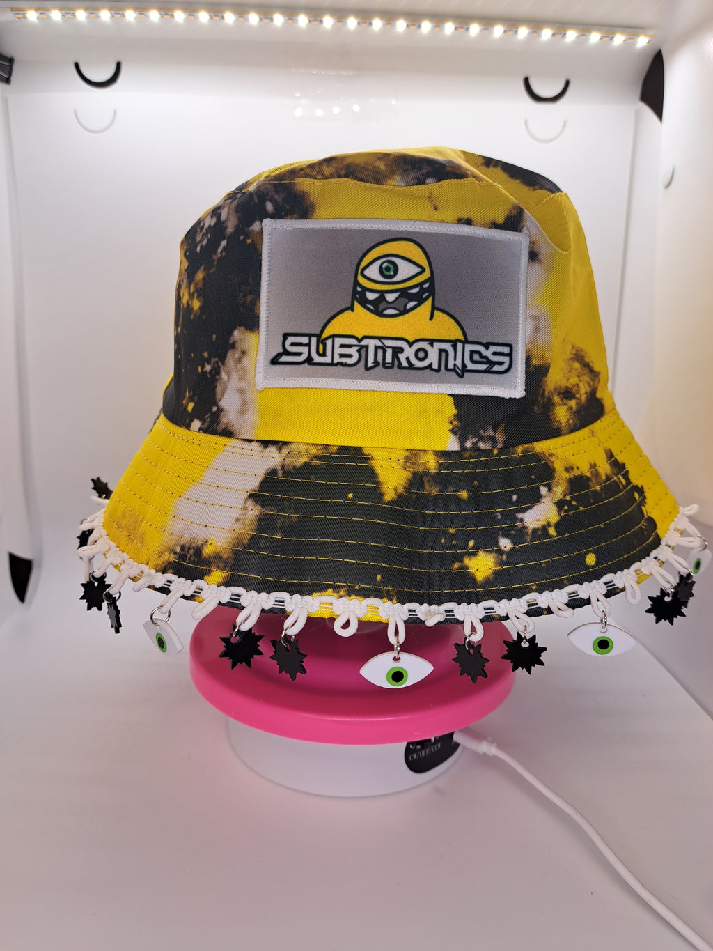 Cyclops Army Inspired Bucket Hat (Yellow Version) - With or without charms