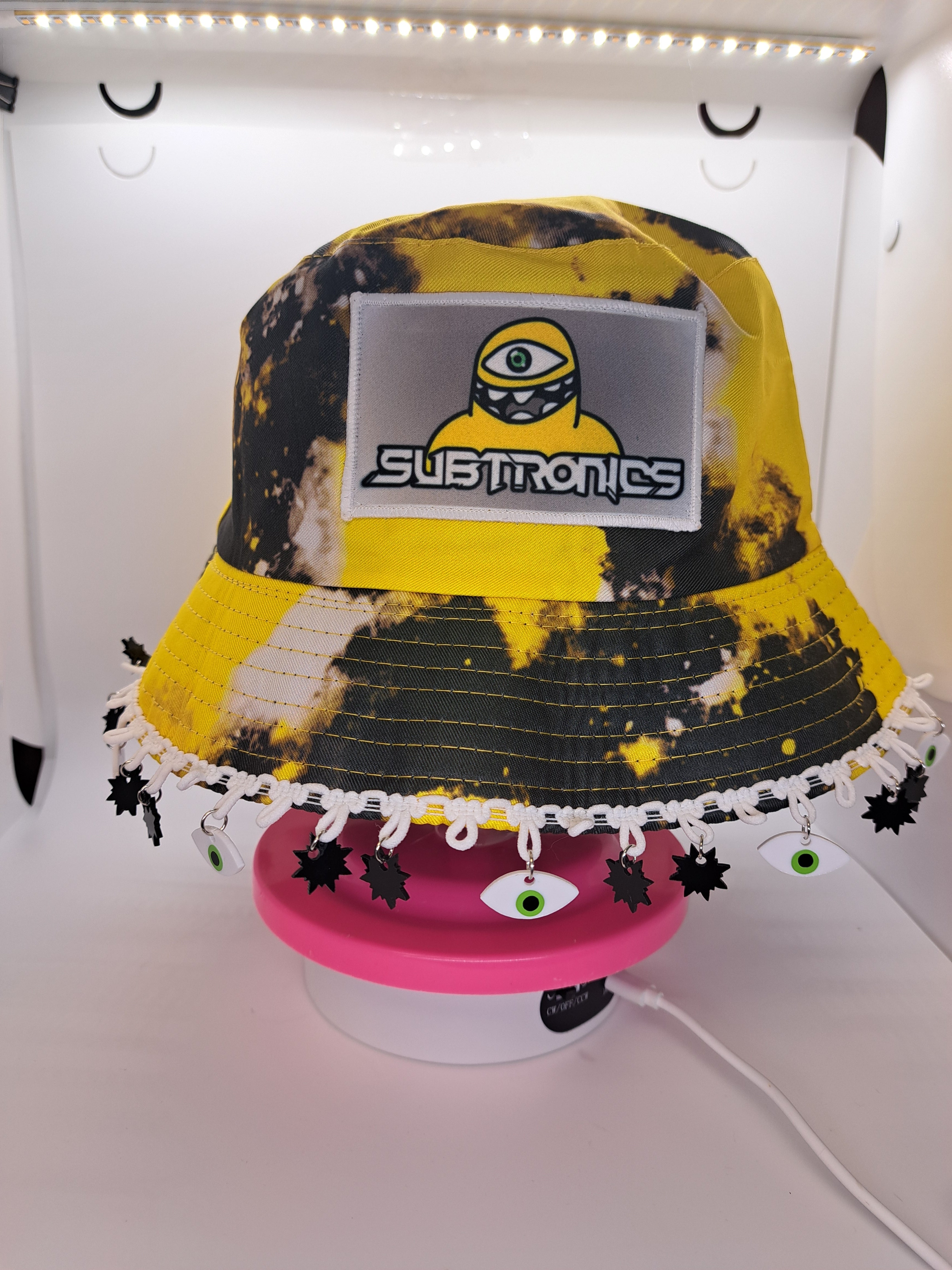 Cyclops Army Inspired Bucket Hat (Yellow Version) - With or without charms