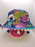 Skull and Mushrooms Bucket Hat