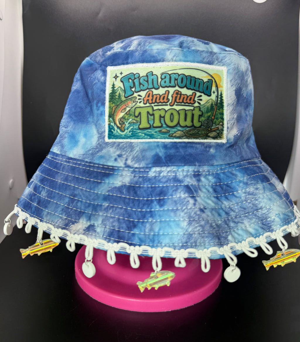 Fish Around & Find Trout Bucket Hat