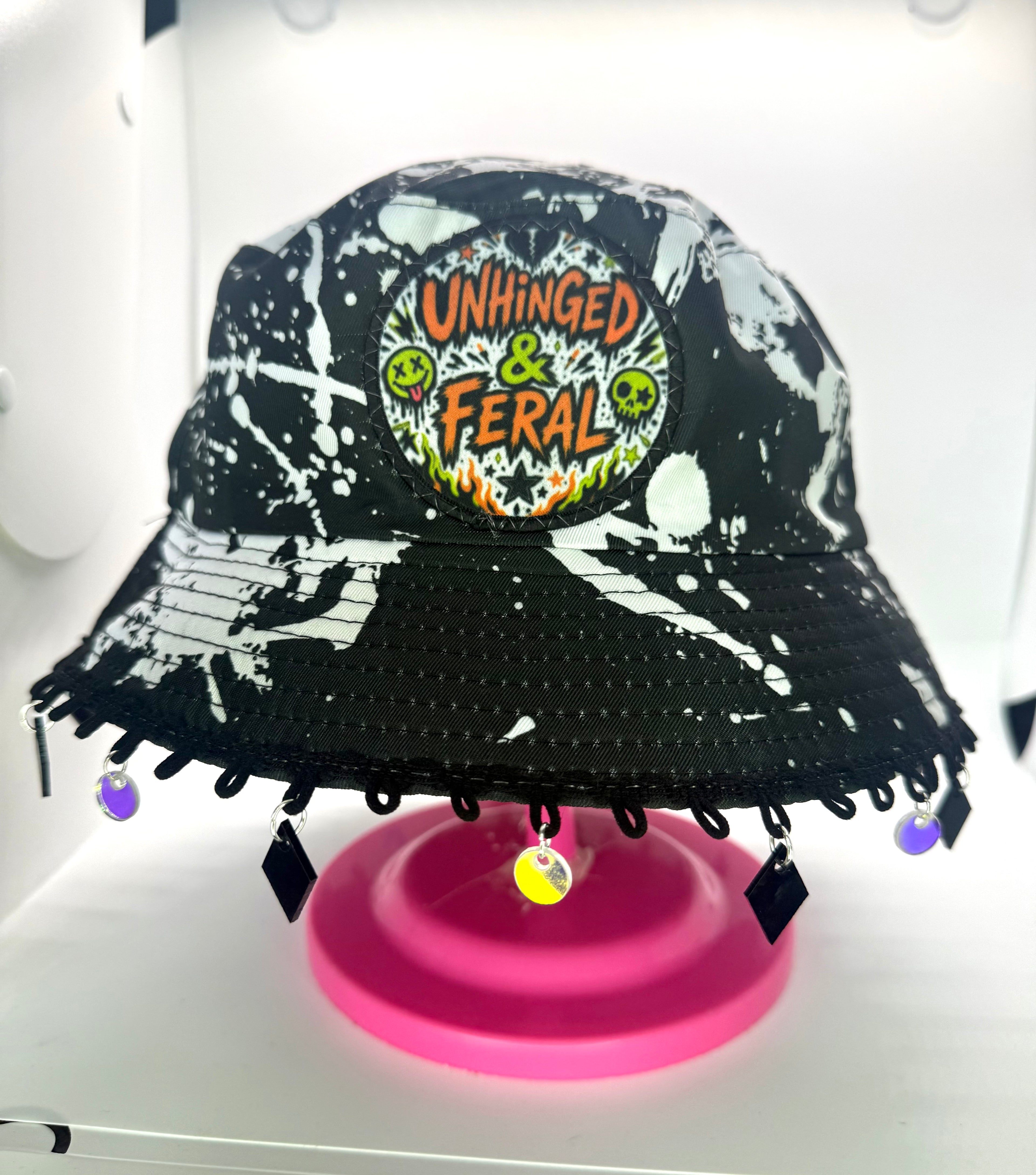 Unhinged and Feral Bucket Hat - With or without charms