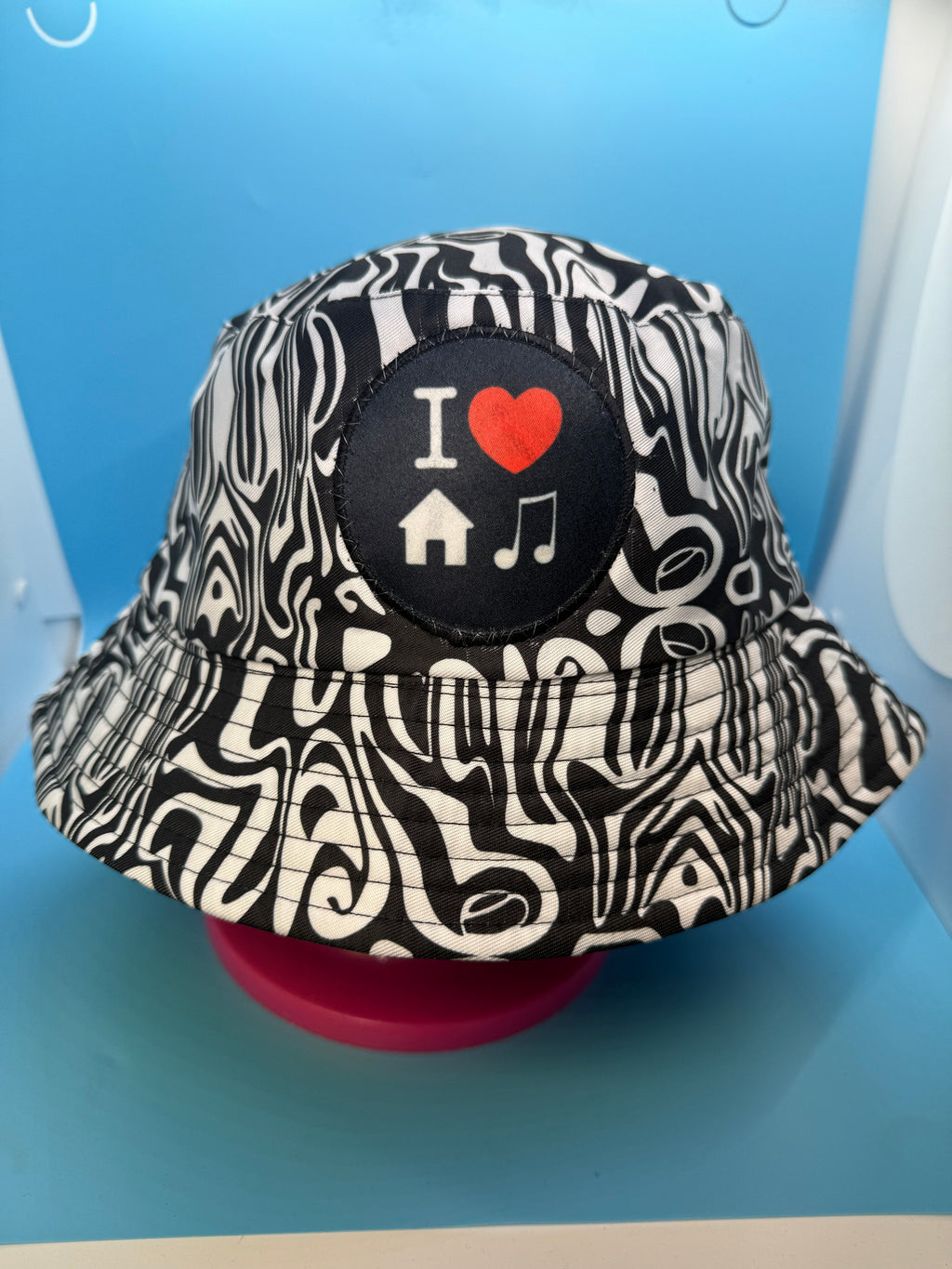 I Love House Music Bucket Hat