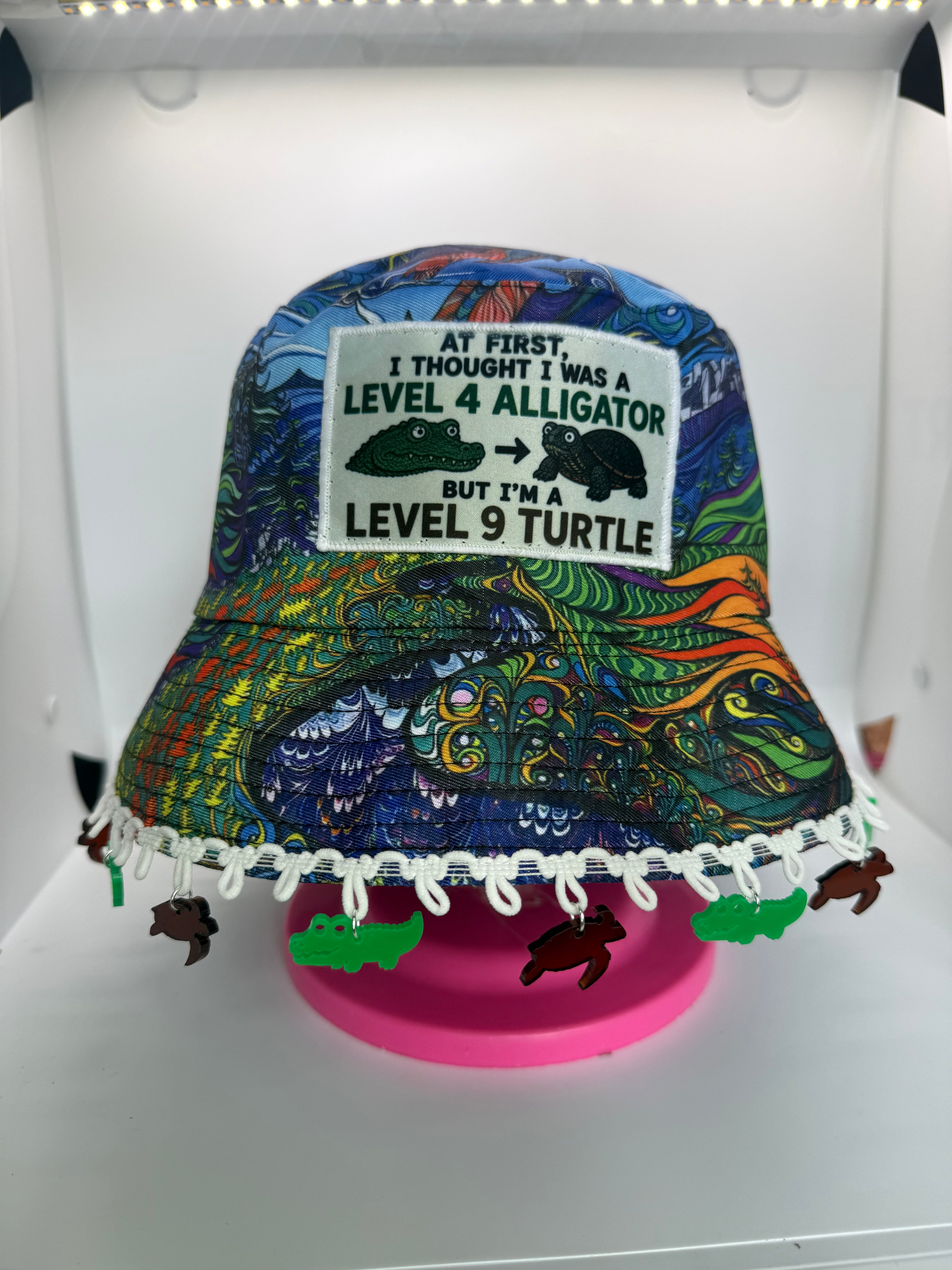 Level 9 Turtle Bucket Hat - With or without charms