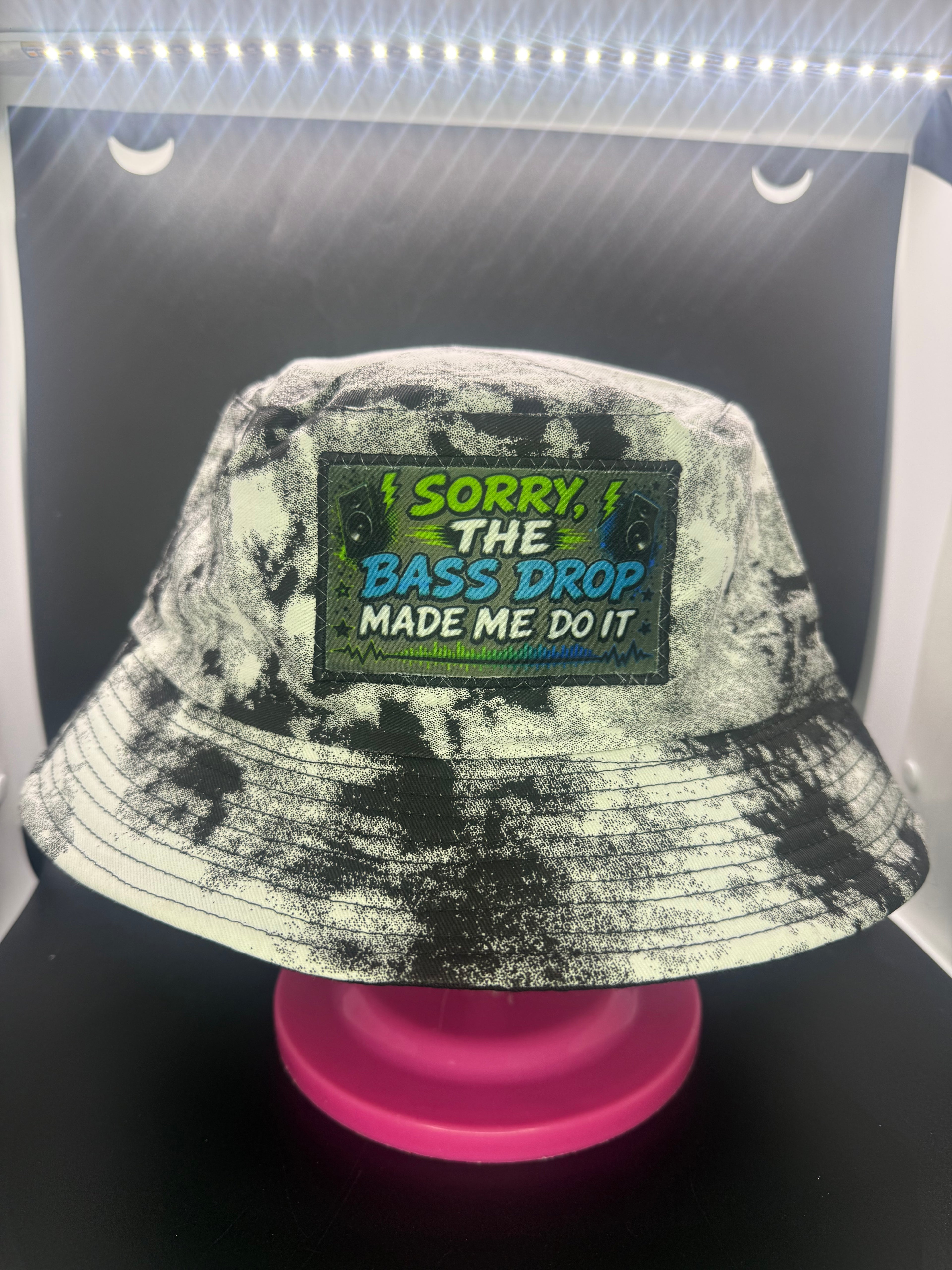 Sorry, The Bass Drop Made Me Do It Bucket Hat - With or without charms