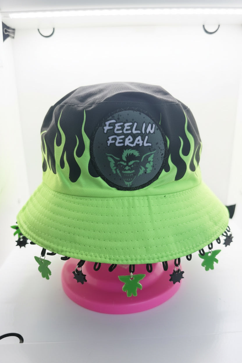 Feelin Feral - Gremlin Bucket Hat - With or without charms