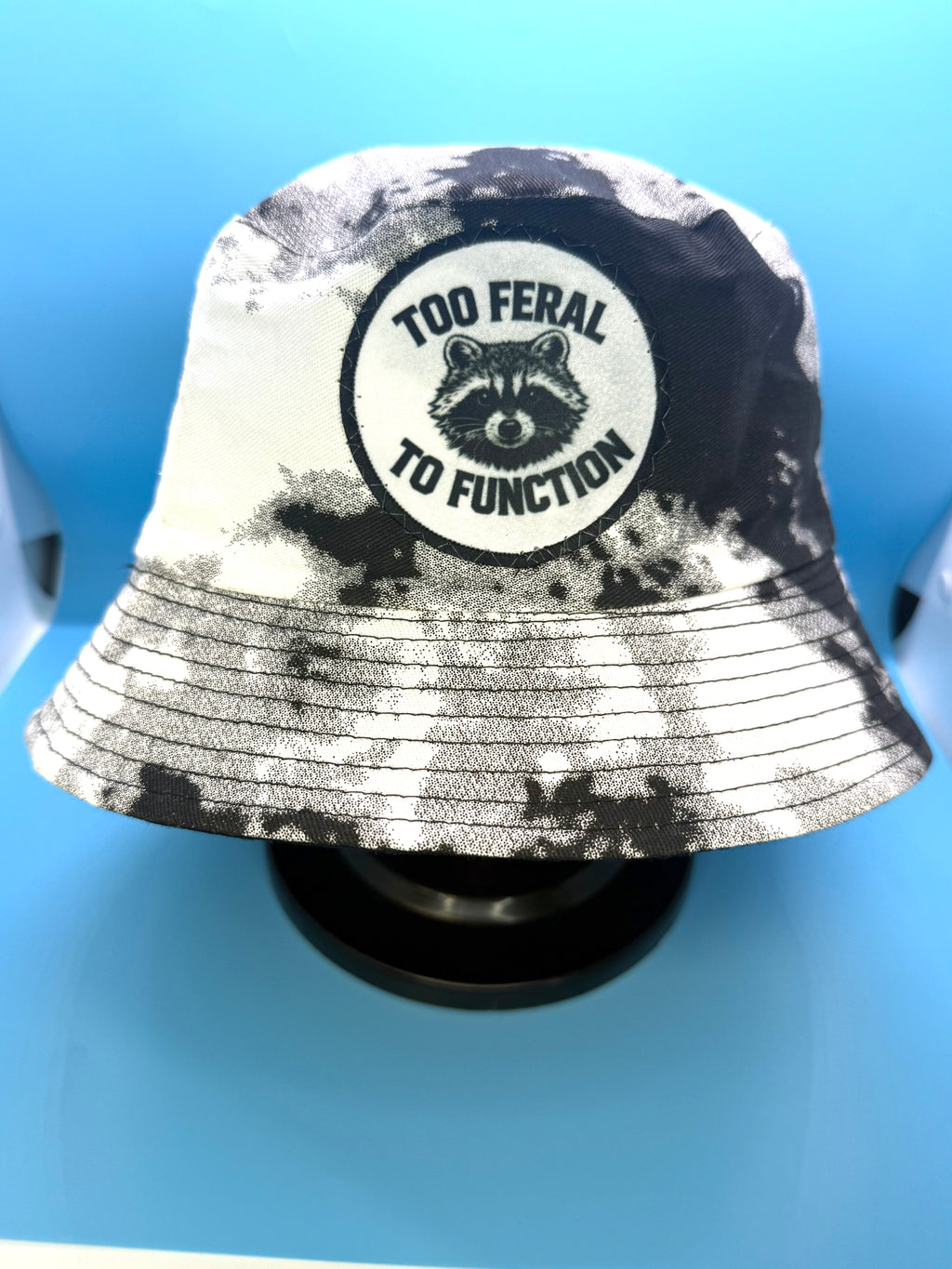 Too Feral to Function Bucket Hat - With or without charms