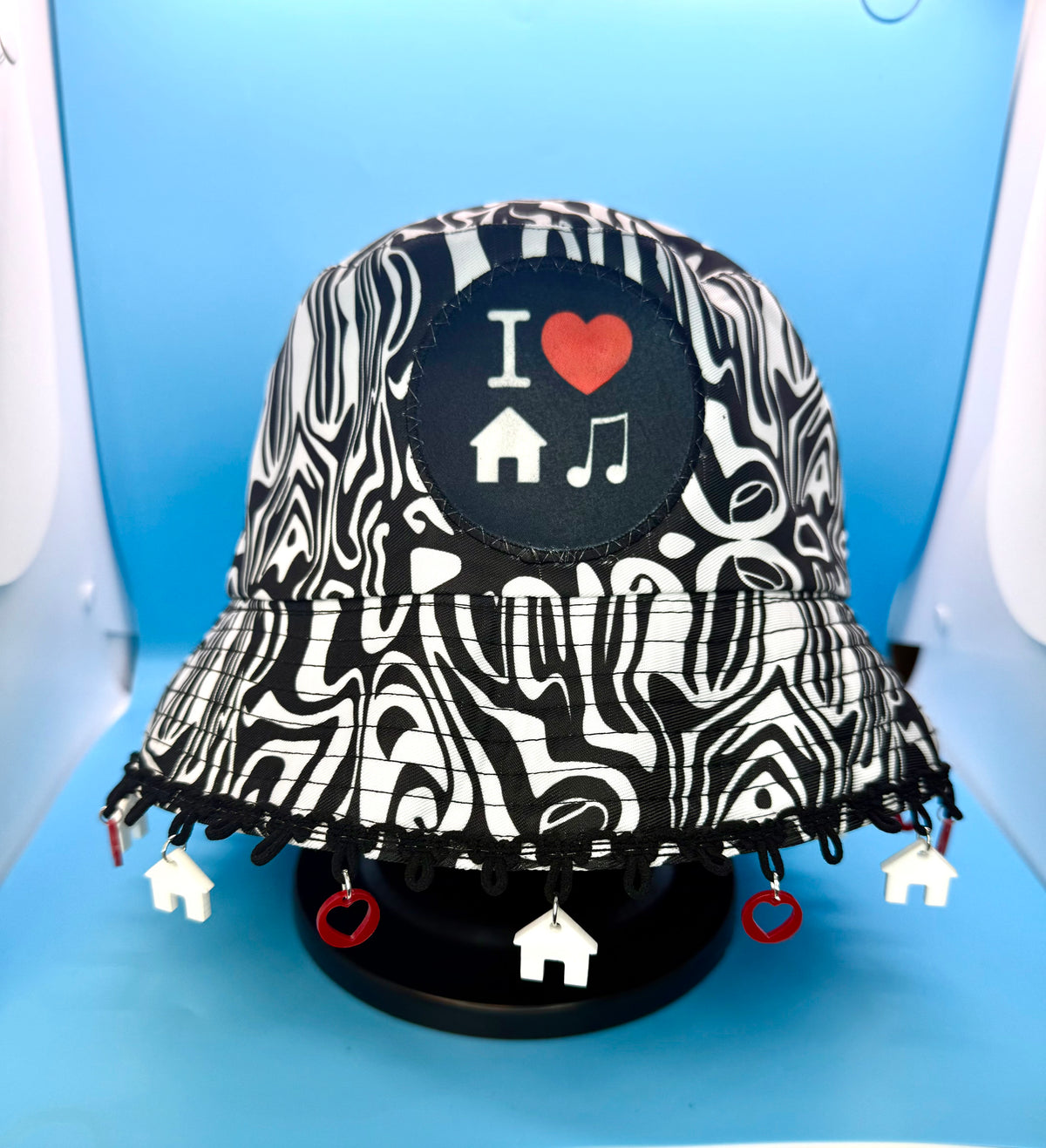 I Love House Music Bucket Hat