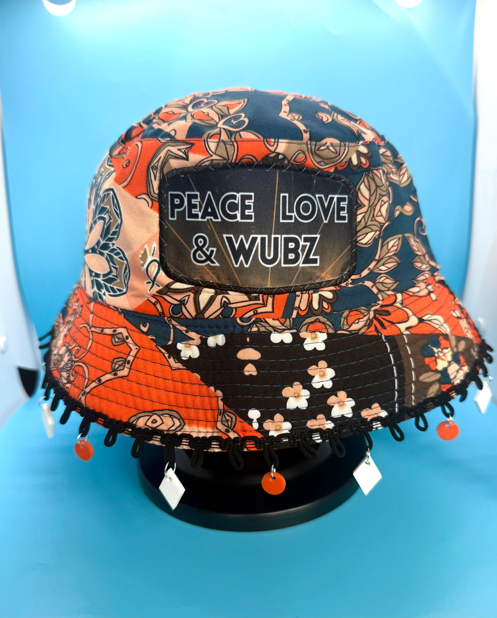 Peace Love and Wubz Bucket Hat - With or without charms