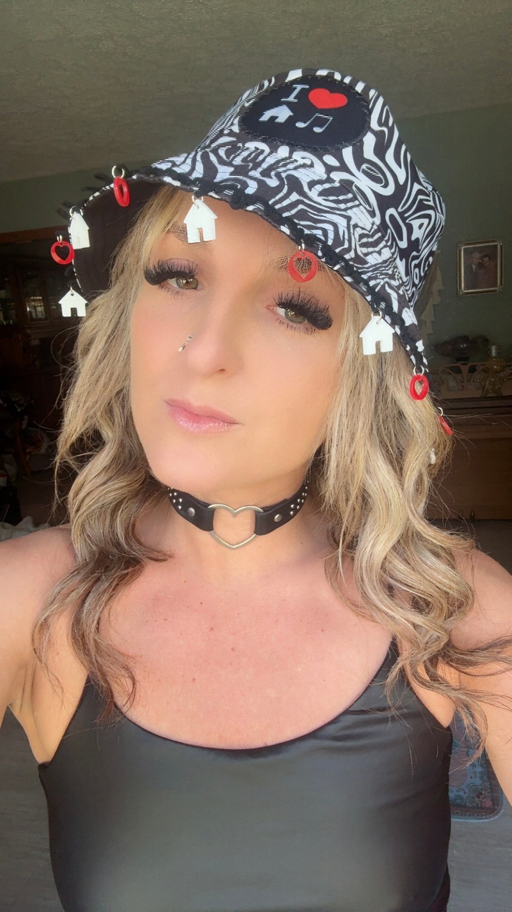 I Love House Music Bucket Hat