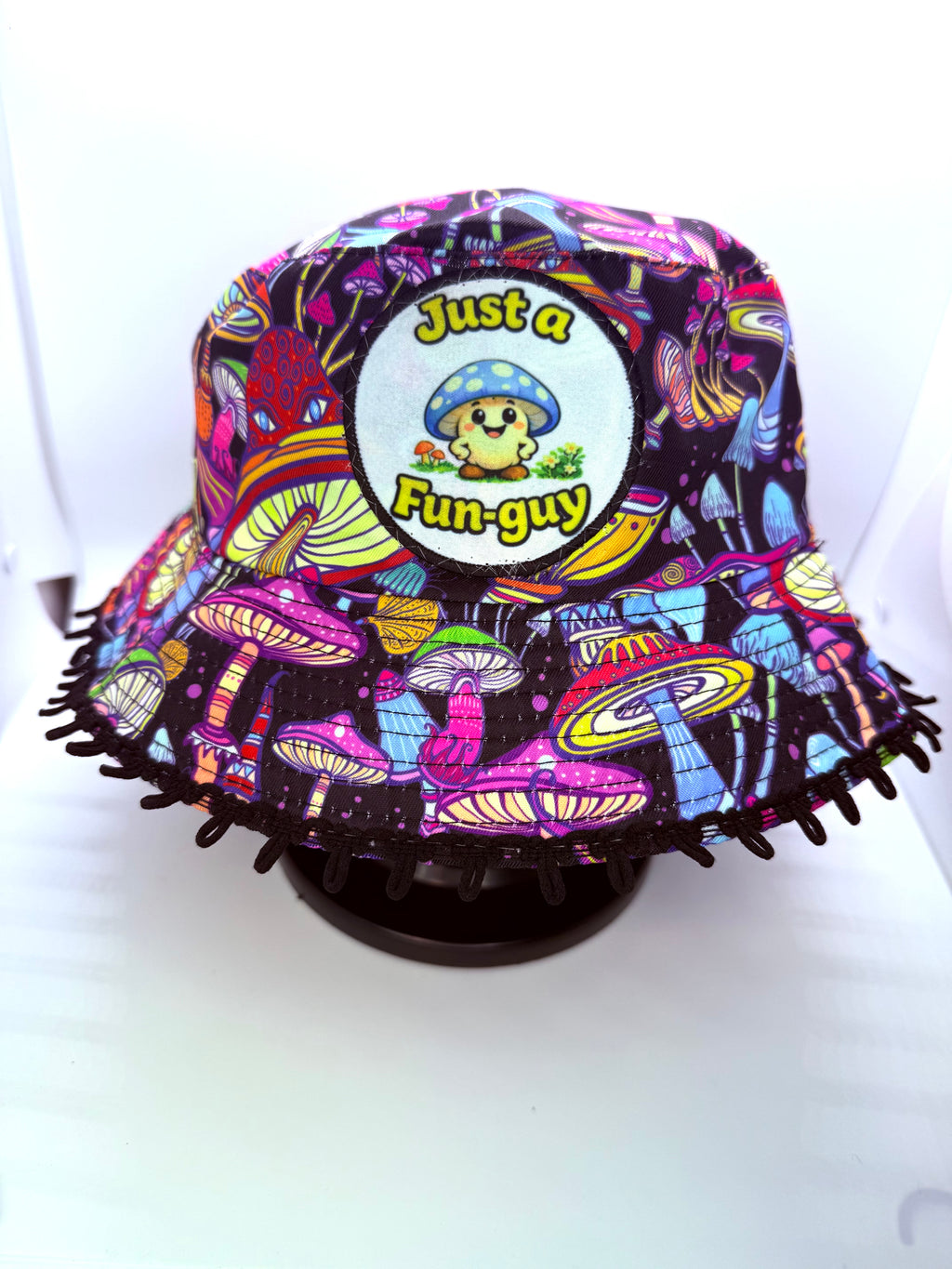 Just a Fun Guy (fungi) Colorful Bucket Hat
