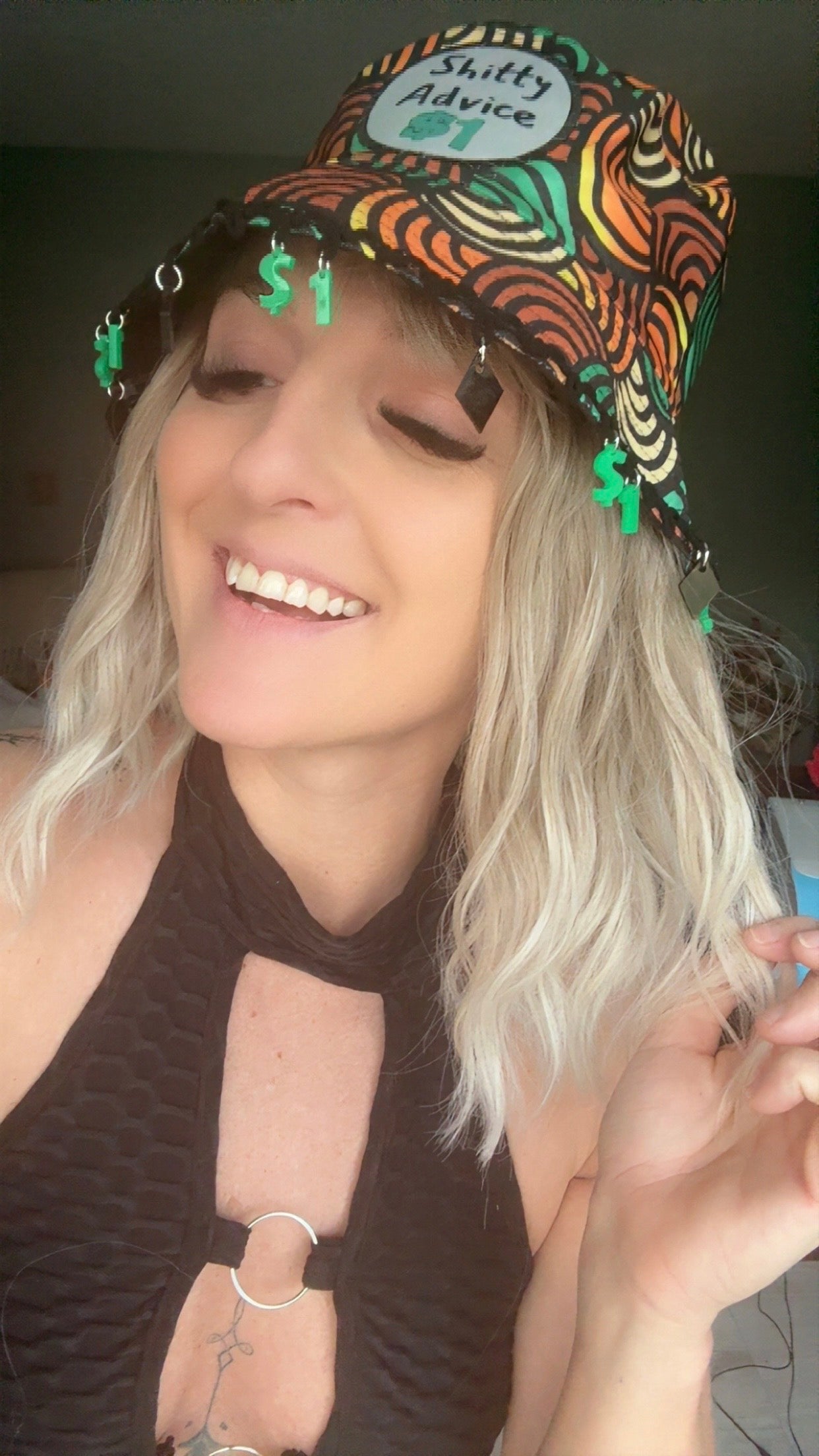 Shitty Advice for $1 Bucket Hat - With or without charms