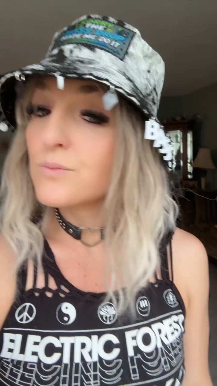 Sorry, The Bass Drop Made Me Do It Bucket Hat - With or without charms