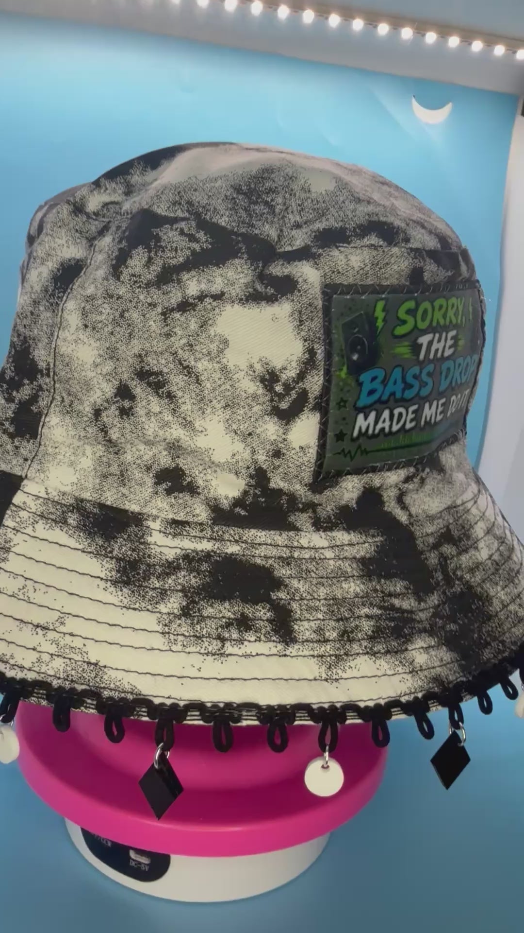 Sorry, The Bass Drop Made Me Do It Bucket Hat - With or without charms