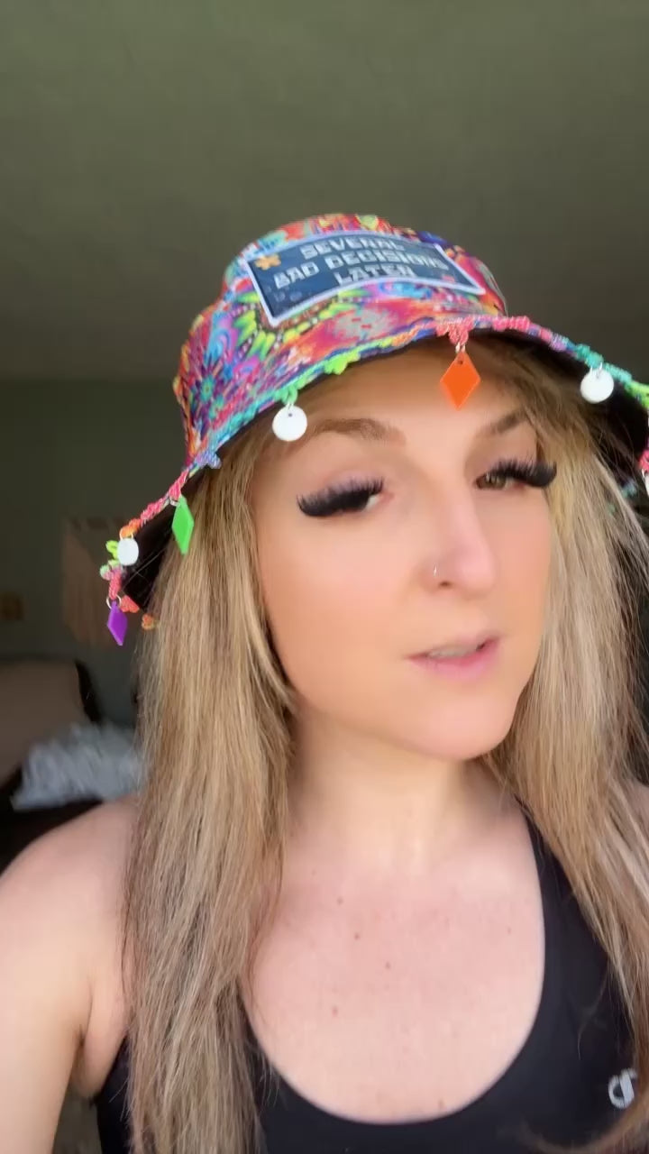 Several Bad Decisions Later Bucket Hat - With or without charms